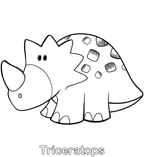 Colorear dibujo de Triceratops