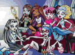 Colorea a las chicas Monster High