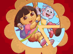 Dora Round Puzzle
