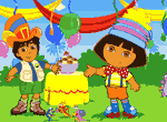 Los disfraces de Dora y Diego