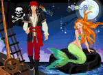 Vestir pirata y sirena