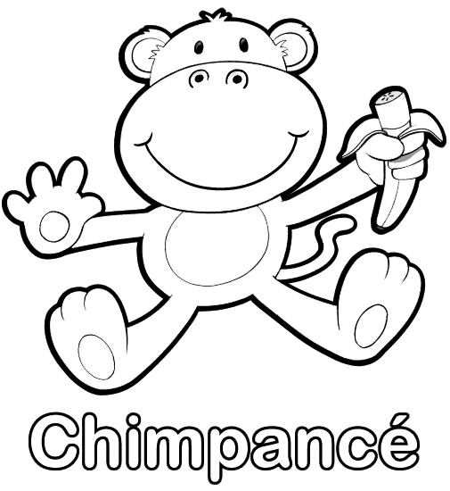 colorear-dibujo-de-chimpance