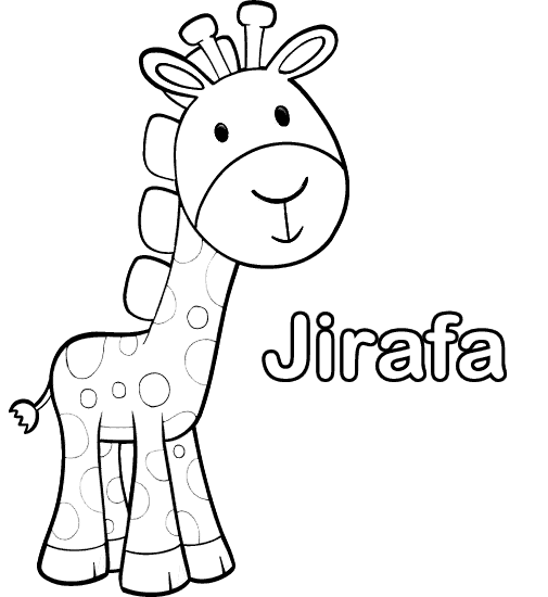 colorear-dibujo-de-jirafa
